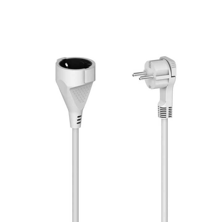 Hama Extension Cable Grounded Indoor White 3.0m in the group HOME, HOUSEHOLD & GARDEN / Electricity & Lighting / Extension cables at TP E-commerce Nordic AB (C49453)