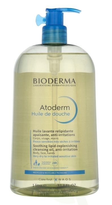 Bioderma Atoderm Ultra -Nourishing Shower Oil 1 litre in the group BEAUTY & HEALTH / Skin care / Body health / Bath & Shower gels at TP E-commerce Nordic AB (C49582)