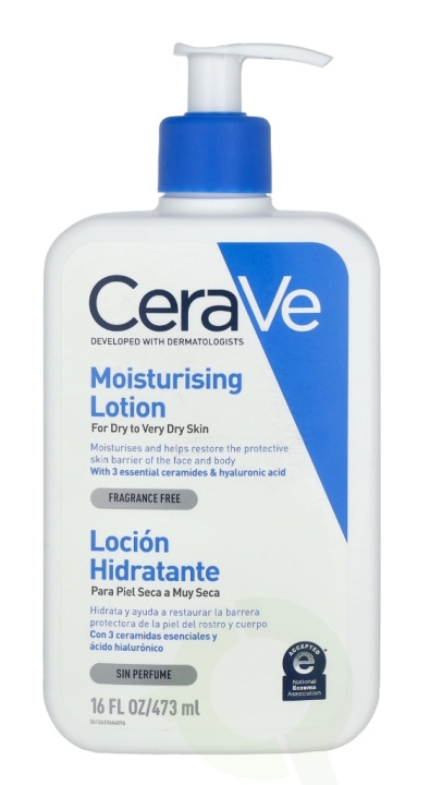 Cerave Moisturising Lotion 473 ml For Dry To Very Dry Skin/Fragrance Free in the group BEAUTY & HEALTH / Skin care / Body health / Body lotion at TP E-commerce Nordic AB (C49608)