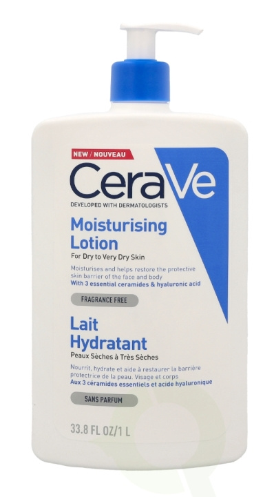 Cerave Moisturising Lotion 1000 ml For Dry To Very Dry Skin in the group BEAUTY & HEALTH / Skin care / Body health / Body lotion at TP E-commerce Nordic AB (C49610)
