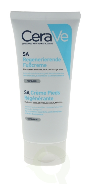 Cerave SA Renewing Foot Cream 88 ml For Very Dry, Rough, Bumpy Skin in the group BEAUTY & HEALTH / Manicure / Pedicure / Foot care at TP E-commerce Nordic AB (C49617)