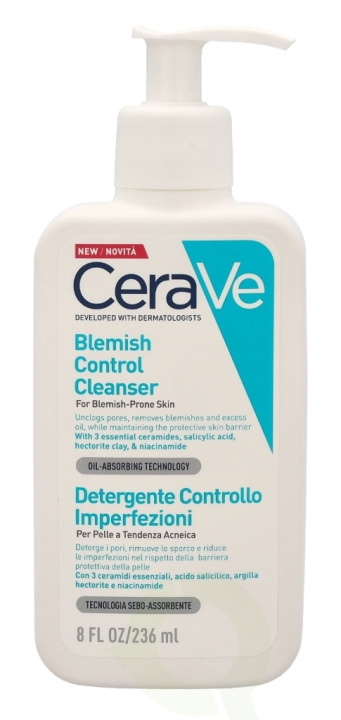 Cerave Blemish Control Cleanser 236 ml in the group BEAUTY & HEALTH / Skin care / Face / Cleaning at TP E-commerce Nordic AB (C49629)