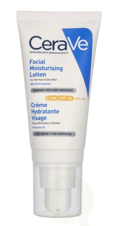 Cerave Moisturizing Face Cream SPF30 52 ml in the group BEAUTY & HEALTH / Skin care / Face / Day cream at TP E-commerce Nordic AB (C49632)