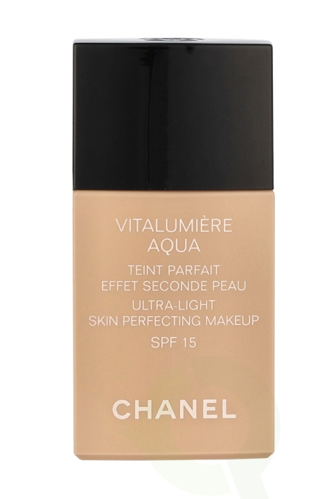 Chanel Vitalumiere Aqua Ultra-Light Makeup SPF15 30 ml #50 Beige - Ultra Light in the group BEAUTY & HEALTH / Makeup / Facial makeup / Foundation at TP E-commerce Nordic AB (C49681)