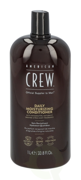 American Crew Daily Moisturizing Conditioner 1000 ml 91% Naturally Vegan in the group BEAUTY & HEALTH / Hair & Styling / Hair care / Conditioner at TP E-commerce Nordic AB (C49853)
