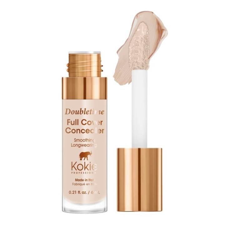 Kokie Cosmetics Kokie Doubletime Full Cover Concealer - 106 Light Neutral in the group BEAUTY & HEALTH / Makeup / Facial makeup / Concealer at TP E-commerce Nordic AB (C49868)