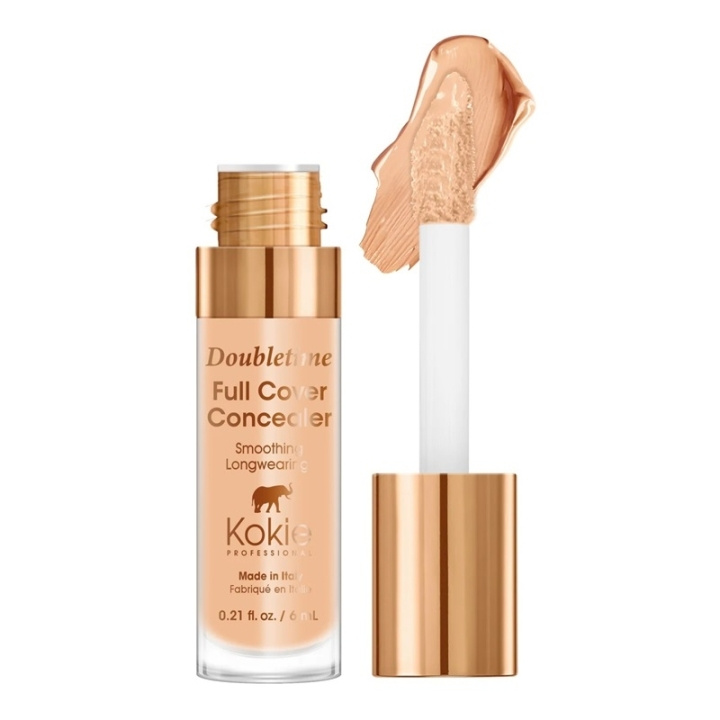 Kokie Cosmetics Kokie Doubletime Full Cover Concealer - 110 Medium Honey in the group BEAUTY & HEALTH / Makeup / Facial makeup / Concealer at TP E-commerce Nordic AB (C49871)