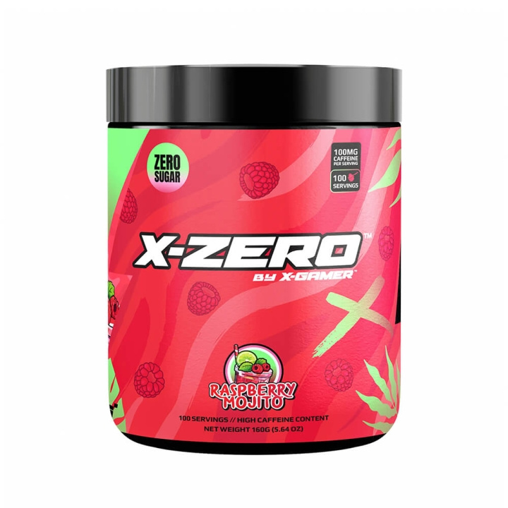 X-GAMER X-Zero 160 gram Raspberry Mojito in the group COMPUTERS & PERIPHERALS / GAMING / Energydrinks for gamers at TP E-commerce Nordic AB (C49929)