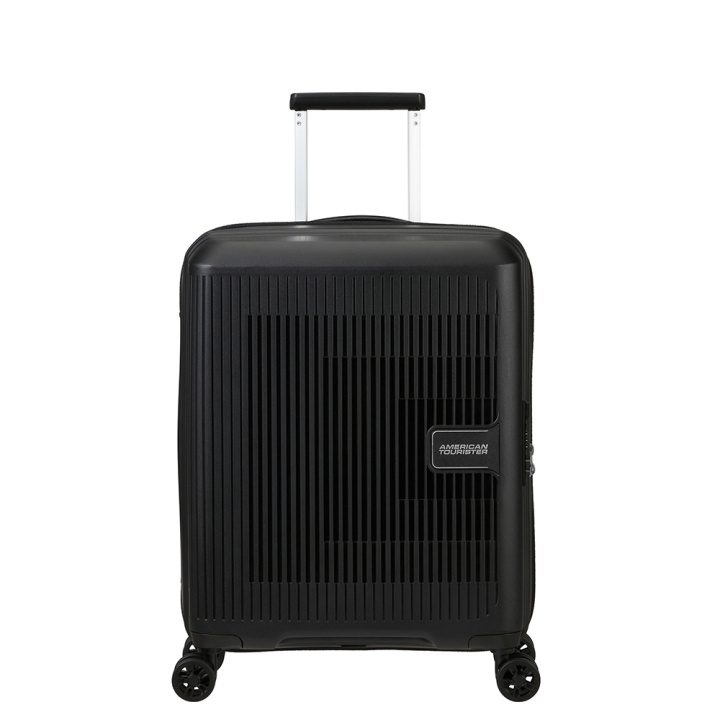 American Tourister Cabin Bag AeroStep Spinner 55 cm Black in the group Sport, leisure & Hobby / Travel accessories / Suitcases at TP E-commerce Nordic AB (C49938)