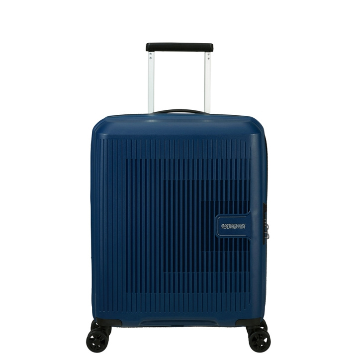 American Tourister Cabin Bag AeroStep Spinner 55 cm Navy Blue in the group TOYS, KIDS & BABY PRODUCTS / Travel / Bags for kids / Suitcases at TP E-commerce Nordic AB (C49944)