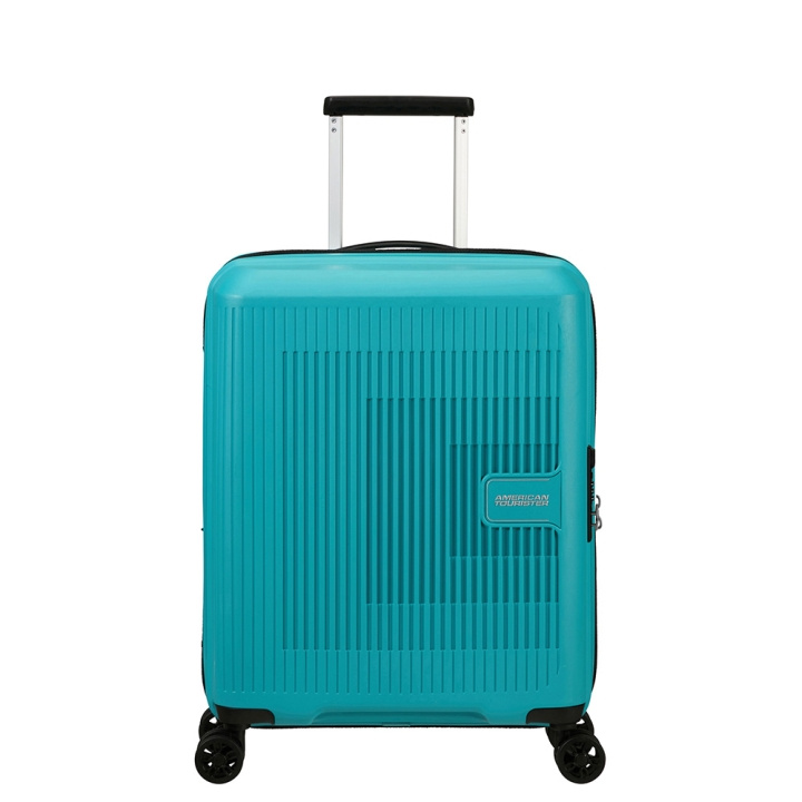 American Tourister Cabin Bag AeroStep Spinner 55 cm Turquoise Tonic in the group Sport, leisure & Hobby / Travel accessories / Suitcases at TP E-commerce Nordic AB (C49950)
