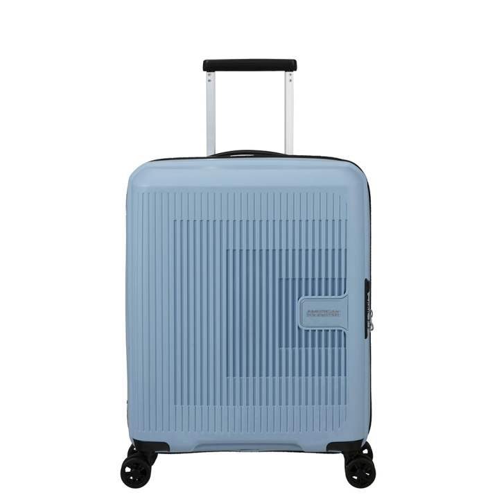 American Tourister Cabin Bag AeroStep Spinner 55 cm Soho Grey in the group Sport, leisure & Hobby / Travel accessories / Suitcases at TP E-commerce Nordic AB (C49956)