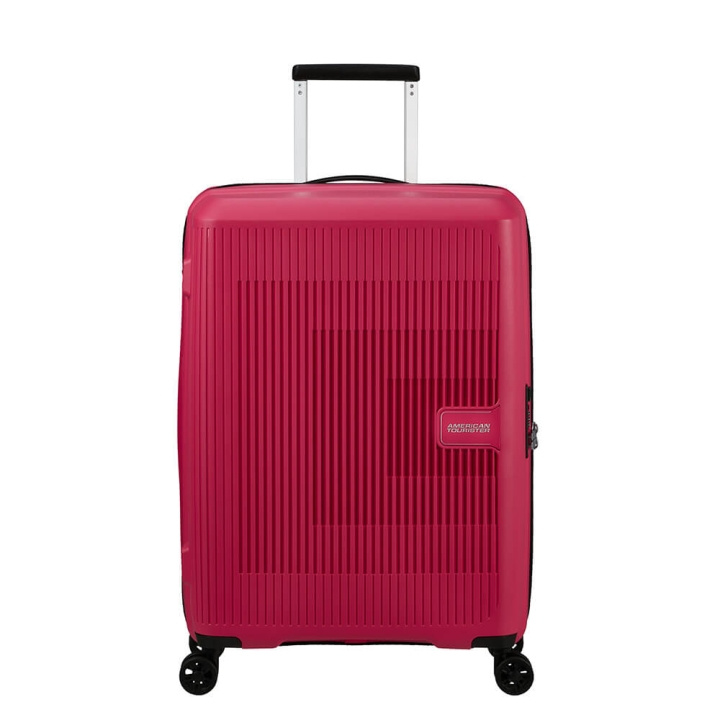 American Tourister Suitcase AeroStep Spinner 67 cm Pink Flash in the group Sport, leisure & Hobby / Travel accessories / Suitcases at TP E-commerce Nordic AB (C49960)