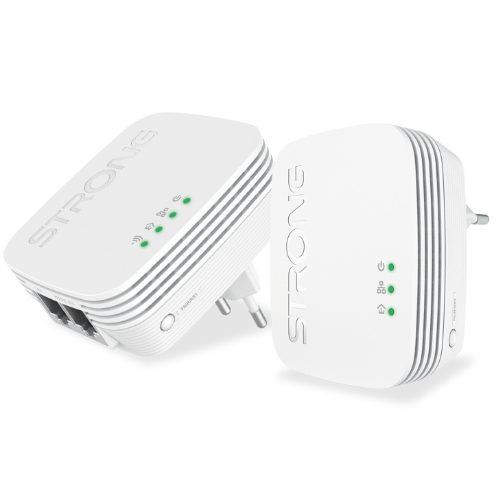 Strong Powerline 600 Duo Mini med WiFi in the group COMPUTERS & PERIPHERALS / Network / Homeplug/Powerline at TP E-commerce Nordic AB (C49970)