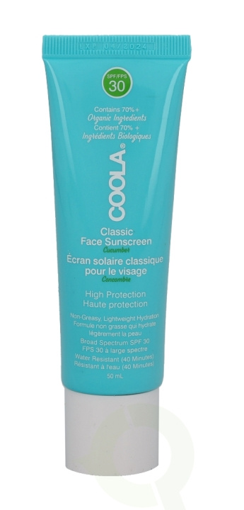 Coola Classic Face Sunscreen Moisturizer SPF30 50 ml in the group BEAUTY & HEALTH / Skin care / Tanning / Sunscreen at TP E-commerce Nordic AB (C49979)