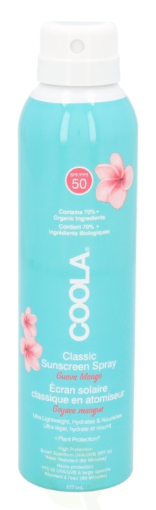 Coola Classic Body Sunscreen Spray SPF50 177 ml Guava Mango in the group BEAUTY & HEALTH / Skin care / Tanning / Sunscreen at TP E-commerce Nordic AB (C49986)