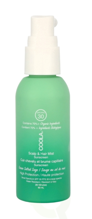 Coola Ocean Salted Sage Scalp & Hair Mist SPF30 59 ml in the group BEAUTY & HEALTH / Hair & Styling / Hair care / Conditioner spray/Leave-in at TP E-commerce Nordic AB (C49991)