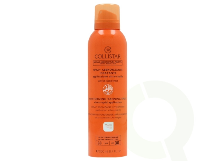 Collistar Moisturizing Tanning Spray SPF30 200 ml Ultra Rapid Applicition in the group BEAUTY & HEALTH / Skin care / Tanning / Sunless tanning at TP E-commerce Nordic AB (C50027)