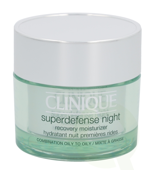 Clinique Superdefense Night Recovery Moisturizer 50 ml Combination Oily To Oily 3,4 in the group BEAUTY & HEALTH / Skin care / Face / Night cream at TP E-commerce Nordic AB (C50240)