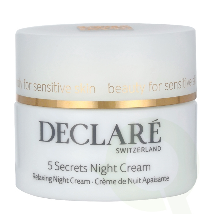 Declare Stressbalance 5 Secrets Night Cream 50 ml in the group BEAUTY & HEALTH / Skin care / Face / Face creams at TP E-commerce Nordic AB (C50425)