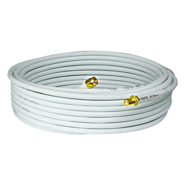 Televes Cable SM-010 SMA-SMA Male-Female 10.0m White in the group HOME ELECTRONICS / Cables & Adapters / RCA / Cables at TP E-commerce Nordic AB (C50632)