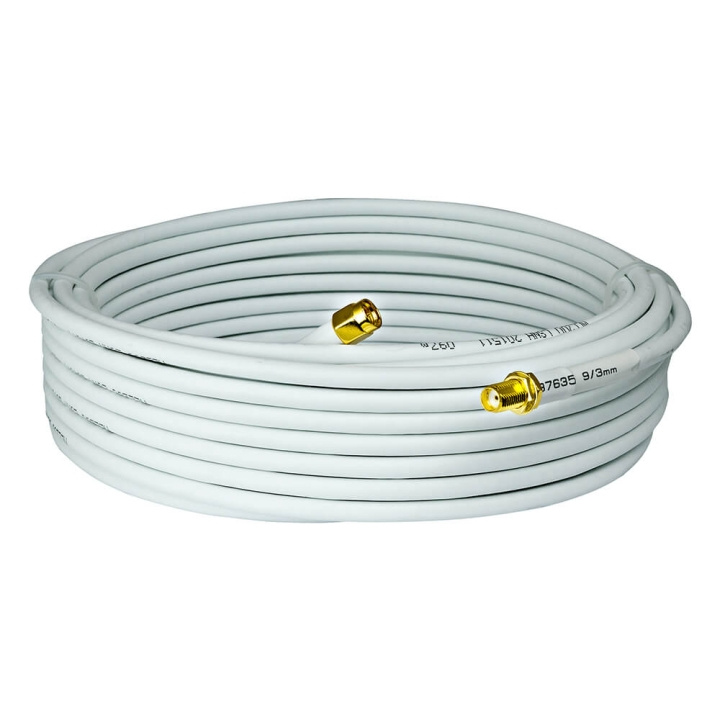 Televes Cable MLL-200 10m SMA Male-SMA Female White in the group HOME ELECTRONICS / Cables & Adapters / RCA / Cables at TP E-commerce Nordic AB (C50632)