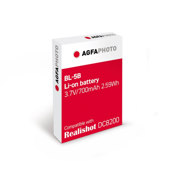 Agfa PHOTO Battery DC8200 ABL5B in the group HOME ELECTRONICS / Photo & Video / Photo equipment / Other at TP E-commerce Nordic AB (C50638)