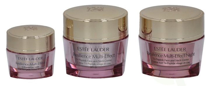 Estee Lauder E.Lauder Resilience Multi-Effect 3-To-Travel 115 ml Face & Neck Creme 50ml/Night Creme 50ml/Eye Creme 15ml in the group BEAUTY & HEALTH / Skin care / Face / Day cream at TP E-commerce Nordic AB (C51122)