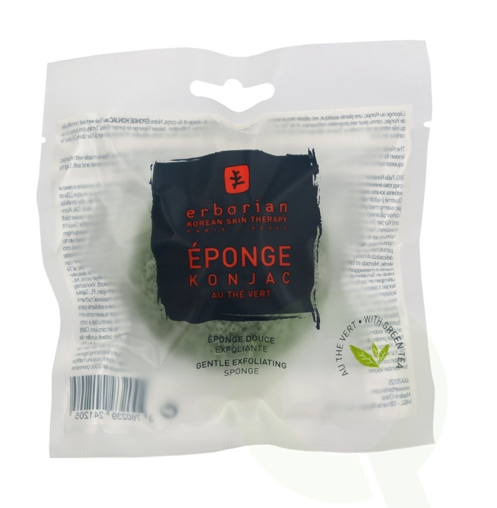Erborian Konjac Sponge 1 Piece Green Tea in the group BEAUTY & HEALTH / Makeup / Tools & Make up set / Brushes at TP E-commerce Nordic AB (C51286)