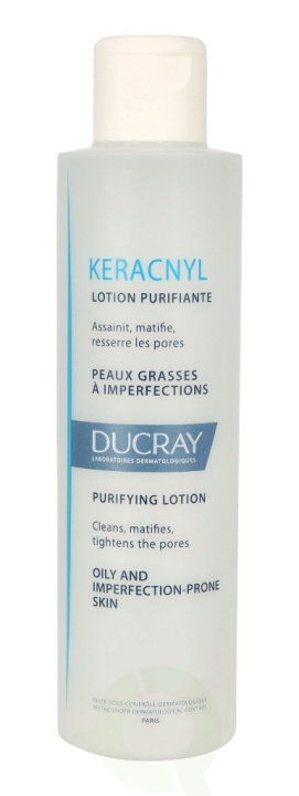 Ducray Keracnyl Purifying Lotion 200 ml in the group BEAUTY & HEALTH / Skin care / Face / Cleaning at TP E-commerce Nordic AB (C51347)