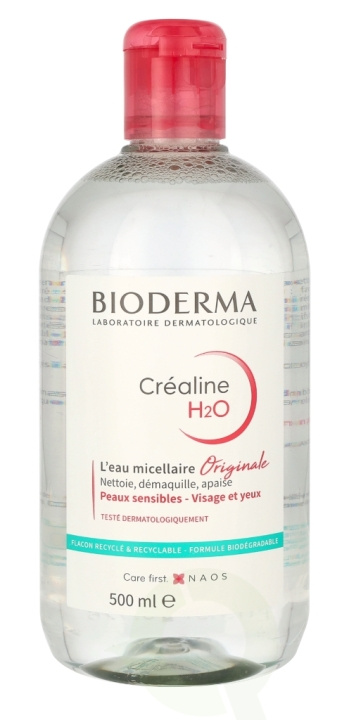 Bioderma Sensibio H2O Make-Up Removing Micelle Solution 500 ml in the group BEAUTY & HEALTH / Makeup / Makeup removal at TP E-commerce Nordic AB (C51374)
