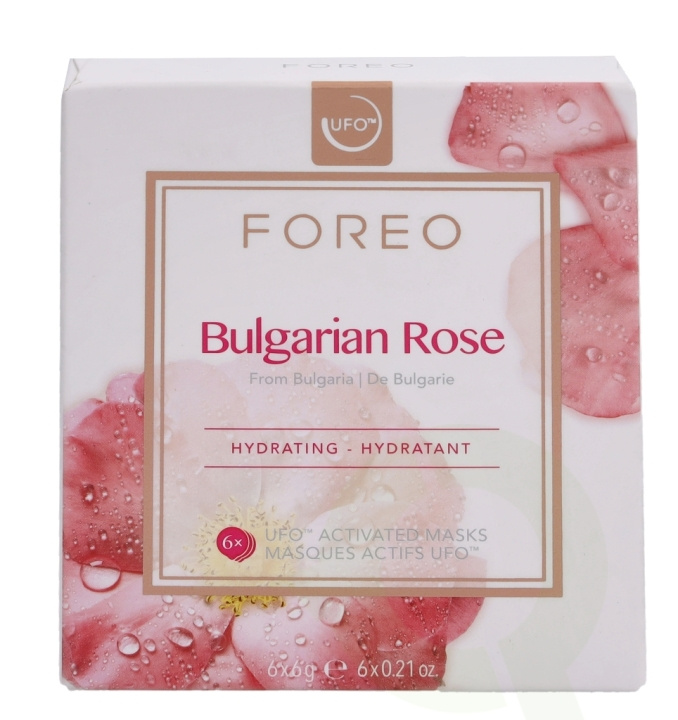 Foreo UFO Mask Set - Bulgarian Rose 36 gr 6 Pcs x 6gr in the group BEAUTY & HEALTH / Skin care / Face / Masks at TP E-commerce Nordic AB (C51396)