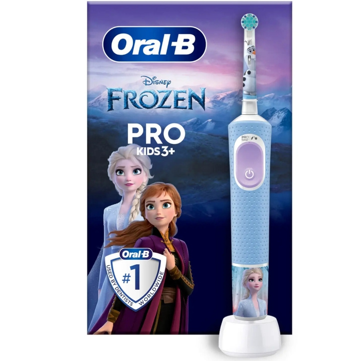 Oral B Eltandborste Vitality Pro Kids Frozen HBOX in the group BEAUTY & HEALTH / Oral care / Electric toothbrushes at TP E-commerce Nordic AB (C51451)