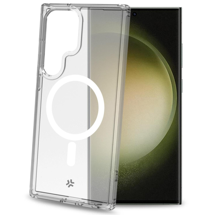 Celly Gelskinmag Magnetic TPU Cover Galaxy S23 Ultra 5G / Enterprise Ed Transparent in the group SMARTPHONE & TABLETS / Phone cases / Samsung at TP E-commerce Nordic AB (C51490)