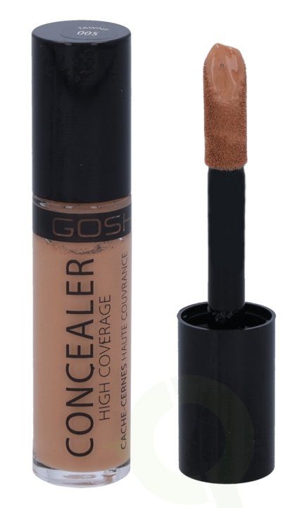 Gosh High Coverage Concealer 5.5 ml #005 Tawny in the group BEAUTY & HEALTH / Makeup / Facial makeup / Concealer at TP E-commerce Nordic AB (C51674)