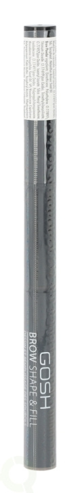 Gosh Brow Shape & Fill 0.5 g 002 Grey Brown in the group BEAUTY & HEALTH / Makeup / Eyes & Eyebrows / Brow pencils at TP E-commerce Nordic AB (C51697)