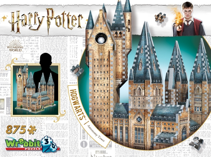 Wizarding World: Harry Potter Wrebbit Hogwarts Observatory 3D-pussel in the group Sport, leisure & Hobby / Hobby / Puzzle at TP E-commerce Nordic AB (C51994)