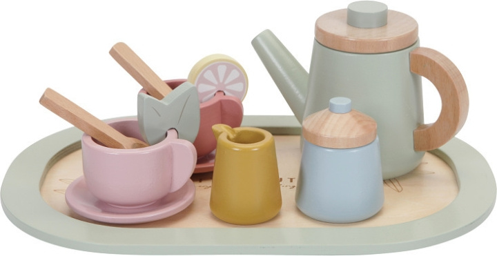 Little Dutch tekoppset, trä in the group TOYS, KIDS & BABY PRODUCTS / Toys / Kitchen toys at TP E-commerce Nordic AB (C52003)