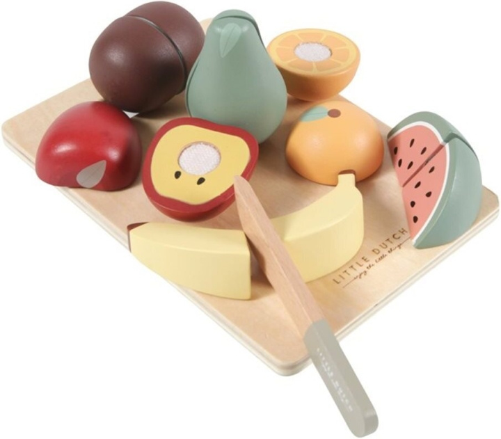Little Dutch Träfrukter för att skära in the group TOYS, KIDS & BABY PRODUCTS / Toys / Little home & Role play at TP E-commerce Nordic AB (C52023)