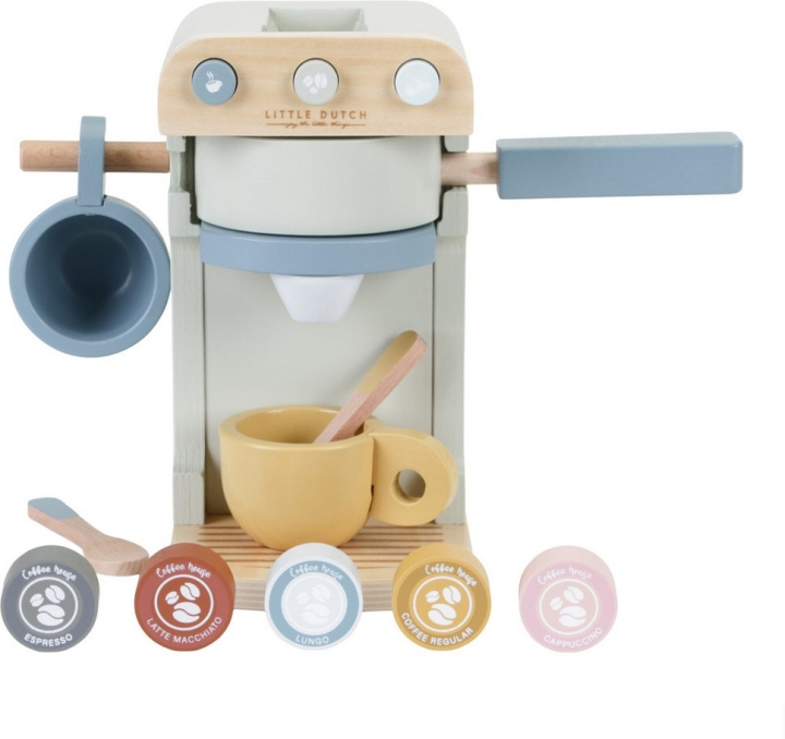 Little Dutch kaffemaskin lekset, pastell in the group TOYS, KIDS & BABY PRODUCTS / Toys / Little home & Role play at TP E-commerce Nordic AB (C52073)
