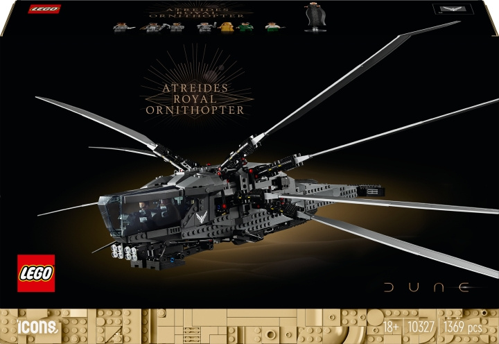 LEGO Icons 10327 - Dune Atreides Royal Ornithopter in the group TOYS, KIDS & BABY PRODUCTS / Toys / Building toys / Lego at TP E-commerce Nordic AB (C52127)