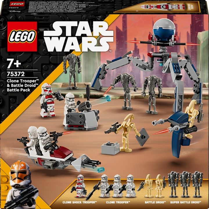 LEGO Star Wars 75372 - Clone Trooper™ & Battle Droid™ Battle Pack in the group TOYS, KIDS & BABY PRODUCTS / Toys / Building toys / Lego at TP E-commerce Nordic AB (C52150)