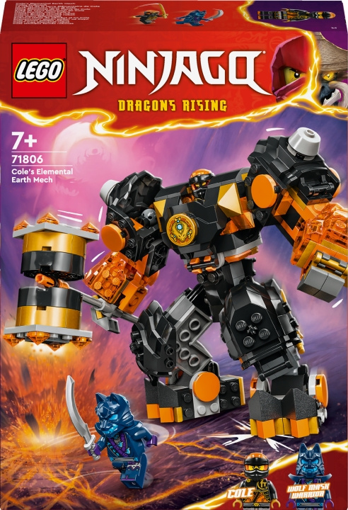 LEGO Ninjago 71806 - Cole\'s Elemental Earth Mech in the group TOYS, KIDS & BABY PRODUCTS / Toys / Building toys / Lego at TP E-commerce Nordic AB (C52159)