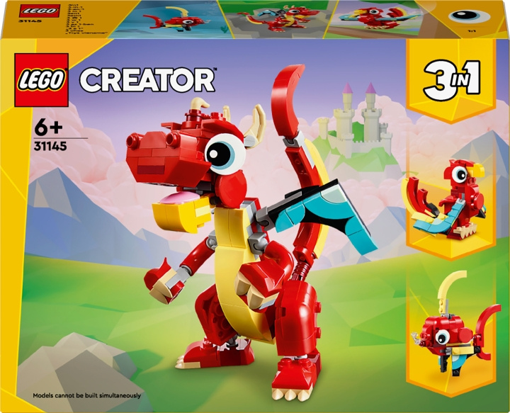 LEGO Creator 31145 - Red Dragon in the group TOYS, KIDS & BABY PRODUCTS / Toys / Building toys / Lego at TP E-commerce Nordic AB (C52164)