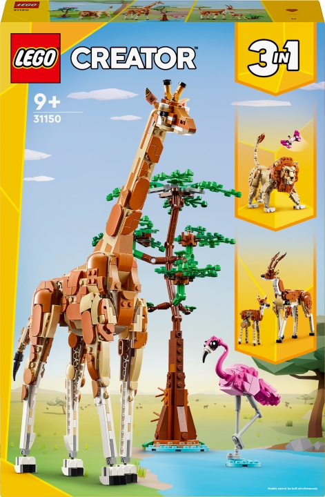 LEGO Creator 31150 - Wild Safari Animals in the group TOYS, KIDS & BABY PRODUCTS / Toys / Building toys / Lego at TP E-commerce Nordic AB (C52166)