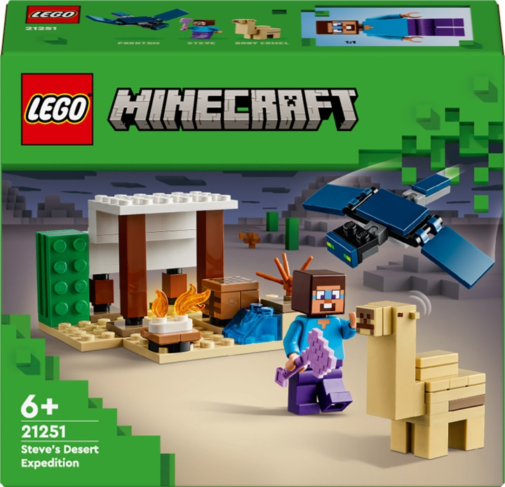LEGO Minecraft 21251 - Steve\'s Desert Expedition in the group TOYS, KIDS & BABY PRODUCTS / Toys / Building toys / Lego at TP E-commerce Nordic AB (C52170)