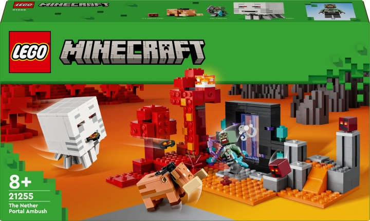 LEGO Minecraft 21255 - The Nether Portal Ambush in the group TOYS, KIDS & BABY PRODUCTS / Toys / Building toys / Lego at TP E-commerce Nordic AB (C52172)