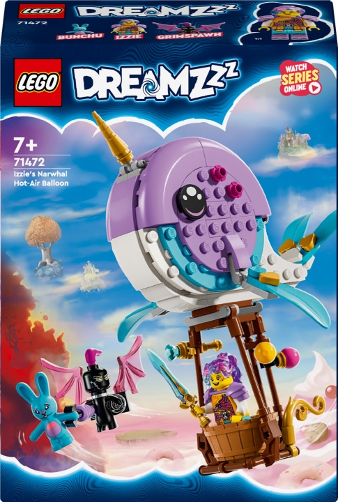 LEGO DREAMZzz 71472 - Izzie\'s Narwhal Hot-Air Balloon in the group TOYS, KIDS & BABY PRODUCTS / Toys / Building toys / Lego at TP E-commerce Nordic AB (C52175)
