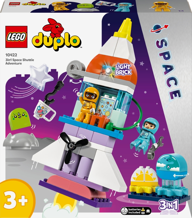 LEGO DUPLO Town 10422 - 3in1 Space Shuttle Adventure in the group TOYS, KIDS & BABY PRODUCTS / Toys / Building toys / Lego at TP E-commerce Nordic AB (C52194)