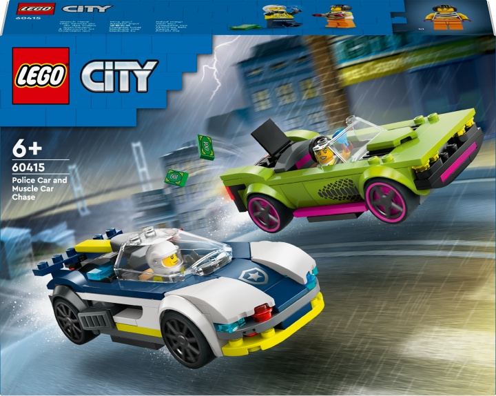 LEGO City Police 60415 - Police Car and Muscle Car Chase in the group TOYS, KIDS & BABY PRODUCTS / Toys / Building toys / Lego at TP E-commerce Nordic AB (C52202)